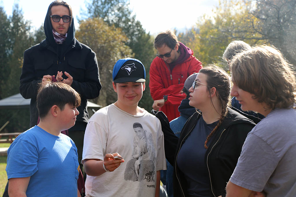 YMCA Academy students at Cedar Glen Camp