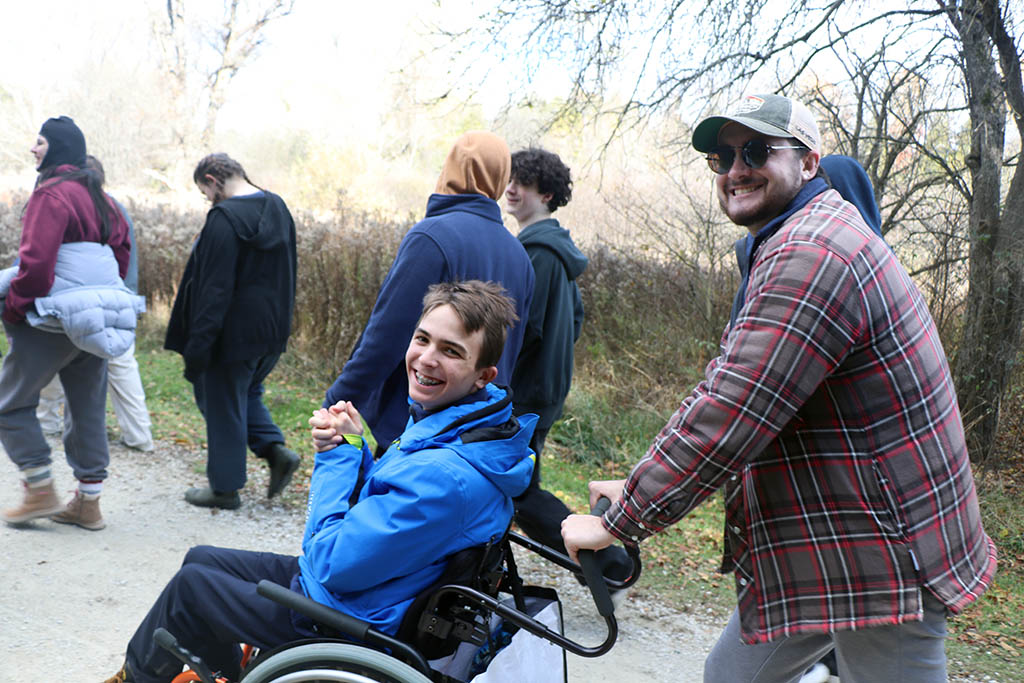 YMCA Academy students at Cedar Glen Camp