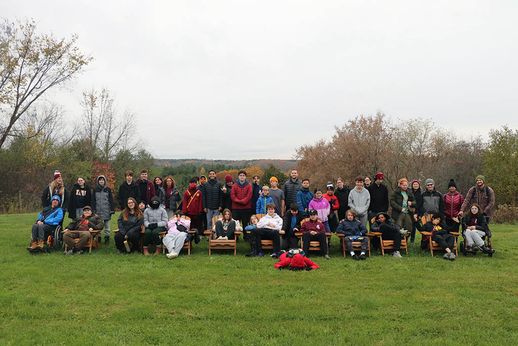 YMCA Academy students at Cedar Glen Camp