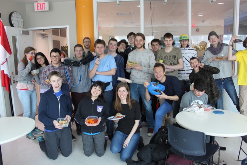 YMCA Academy students participate in the "Meatless Mondays' program